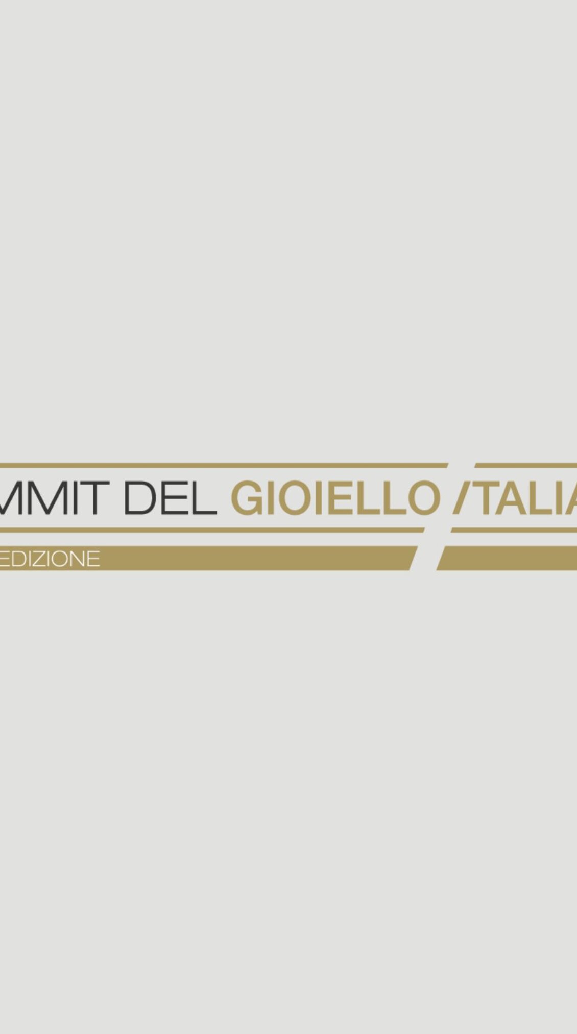 Summit del Gioiello Italiano 