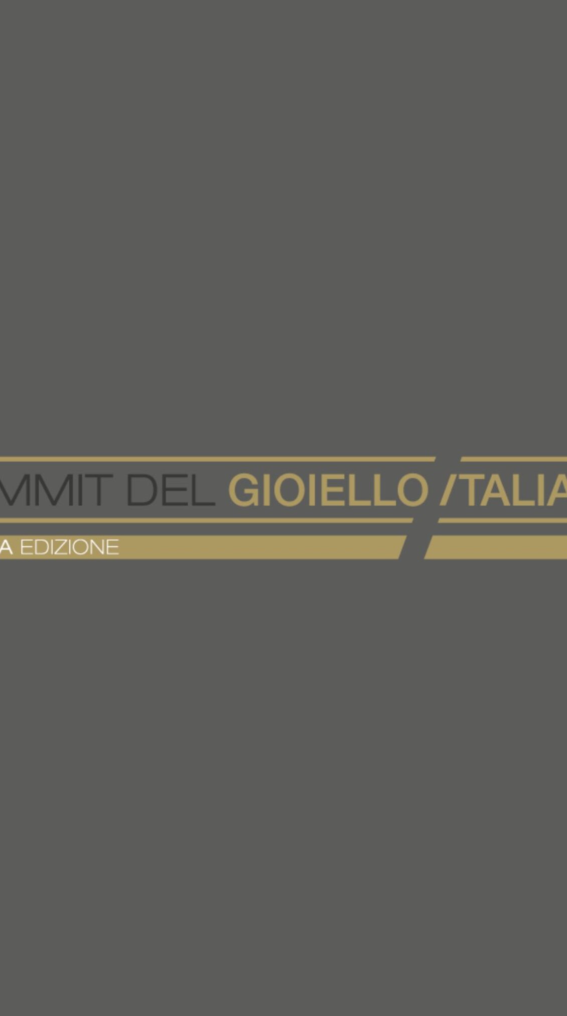Summit del Gioiello Italiano 