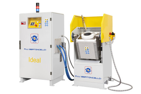 Ideal 16/25/50/75/100 Induction furnaces with motorized tilting of the crucible