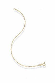 Diamond cut pyramid oval Rolo chain