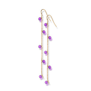 Inner Glimpse earrings with amethyst