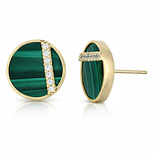 Natural malachite collection