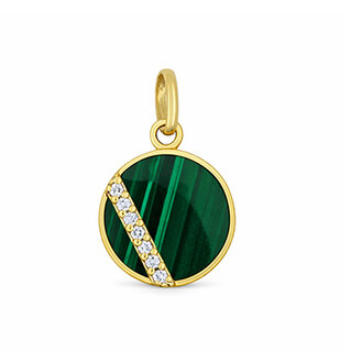 Natural malachite collection