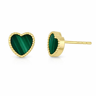 Natural malachite collection