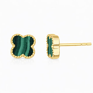 Natural malachite collection